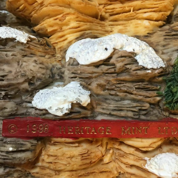 1998 Heritage Mint Ltd Santa in Sleigh Figurine Music Box 8 Christmas Songs - Picture 4 of 10